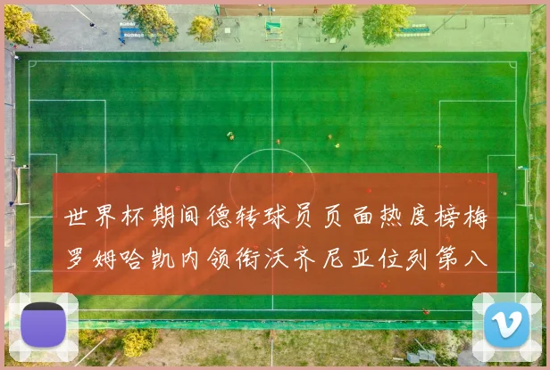 世界杯期间德转球员页面热度榜梅罗姆哈凯内领衔沃齐尼亚位列第八