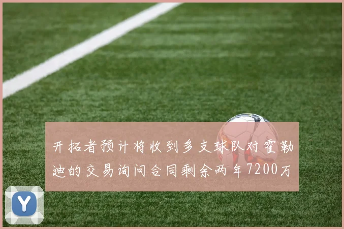 开拓者预计将收到多支球队对霍勒迪的交易询问合同剩余两年7200万